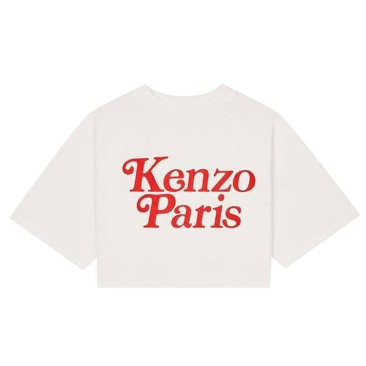 Kenzo x Verdy Boxy Cropped T-Shirt Off White