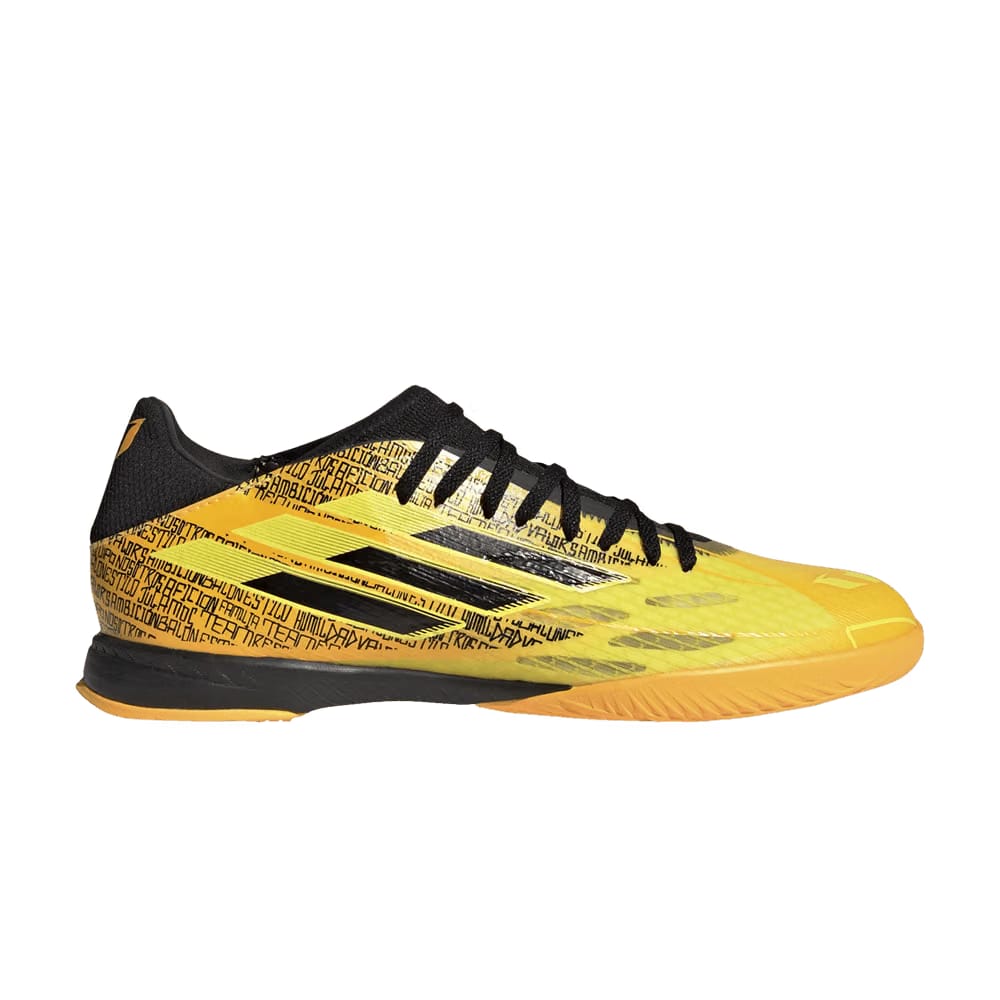 Adidas x Speedflow Messi.3 IN Solar Gold Bright Yellow