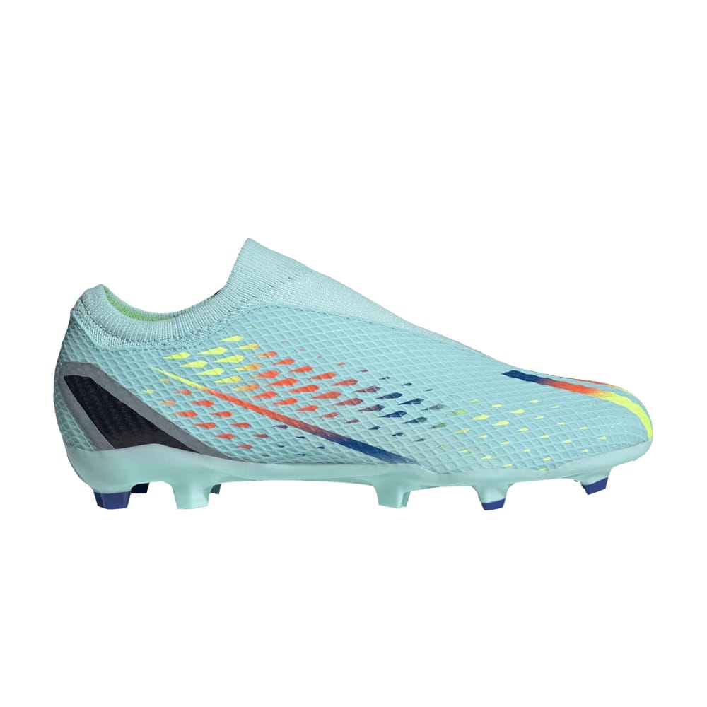 Adidas x Speedportal.3 Laceless FG Al Rihla Pack - Clear Aqua
