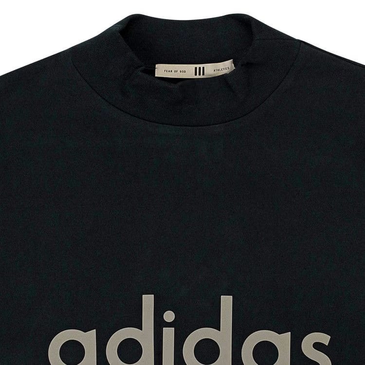 adidas x Fear of God Athletics Heavy Jersey 3/4 Mock T-Shirt Black