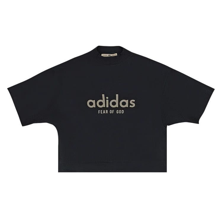 adidas x Fear of God Athletics Heavy Jersey 3/4 Mock T-Shirt Black