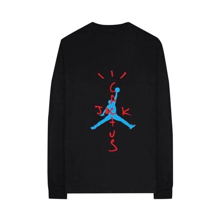 Cactus Jack by Travis Scott x Air Jordan Long-Sleeve T-Shirt I Black