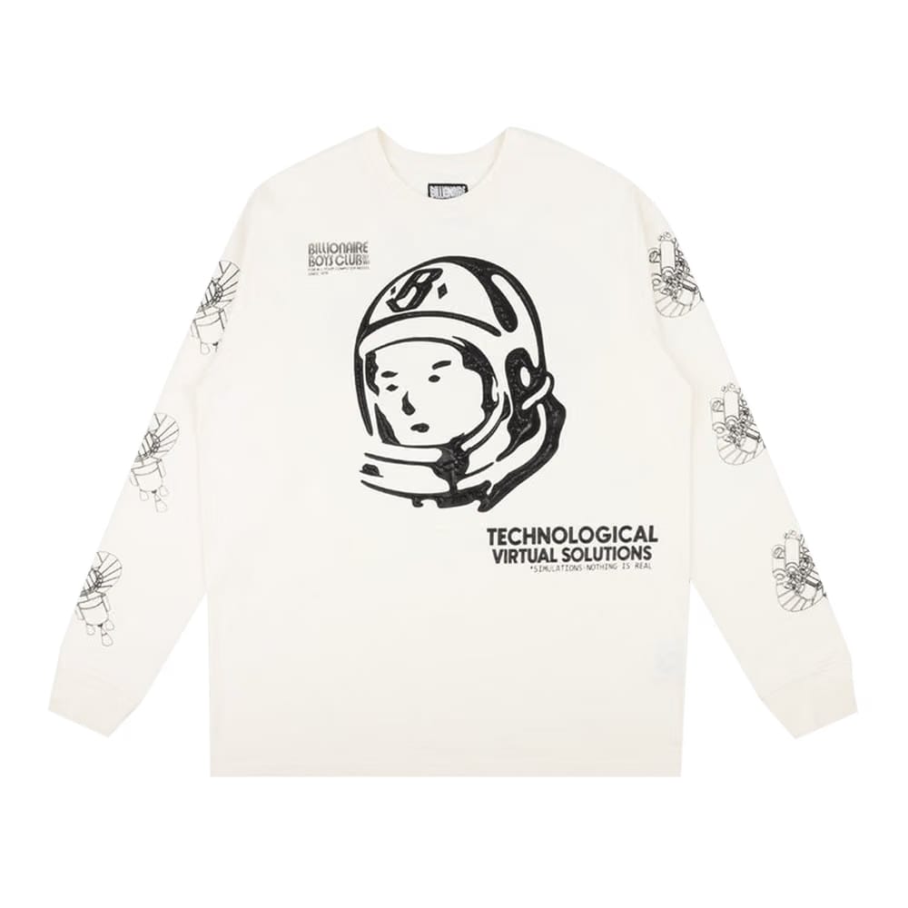 Billionaire Boys Club Systematic Long-Sleeve T-Shirt Gardenia