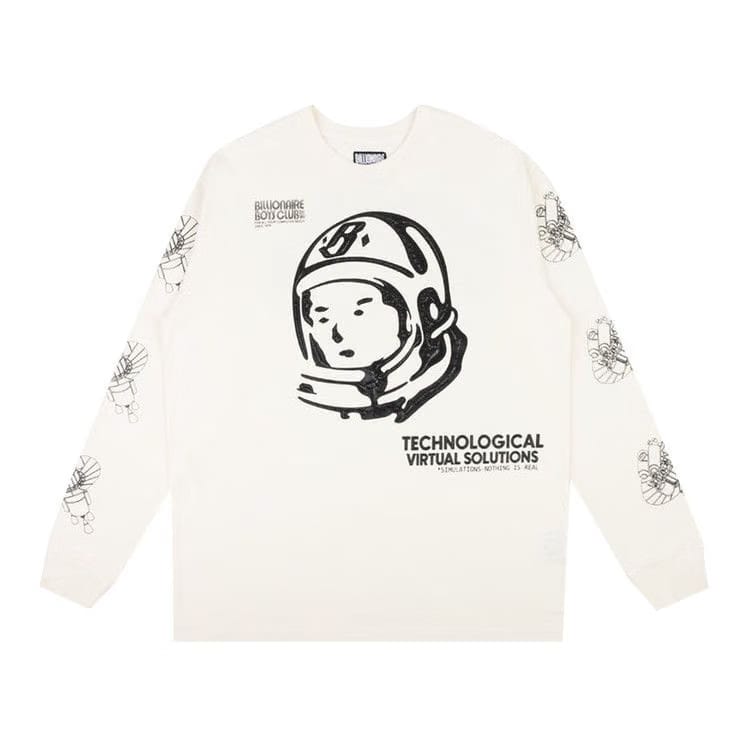 Billionaire Boys Club Systematic Long-Sleeve T-Shirt Gardenia