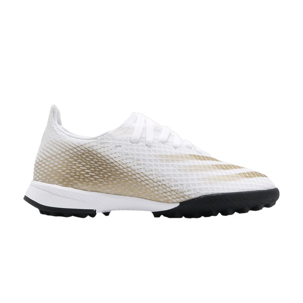 Adidas x Ghosted.3 TF J White Metallic Gold Melange