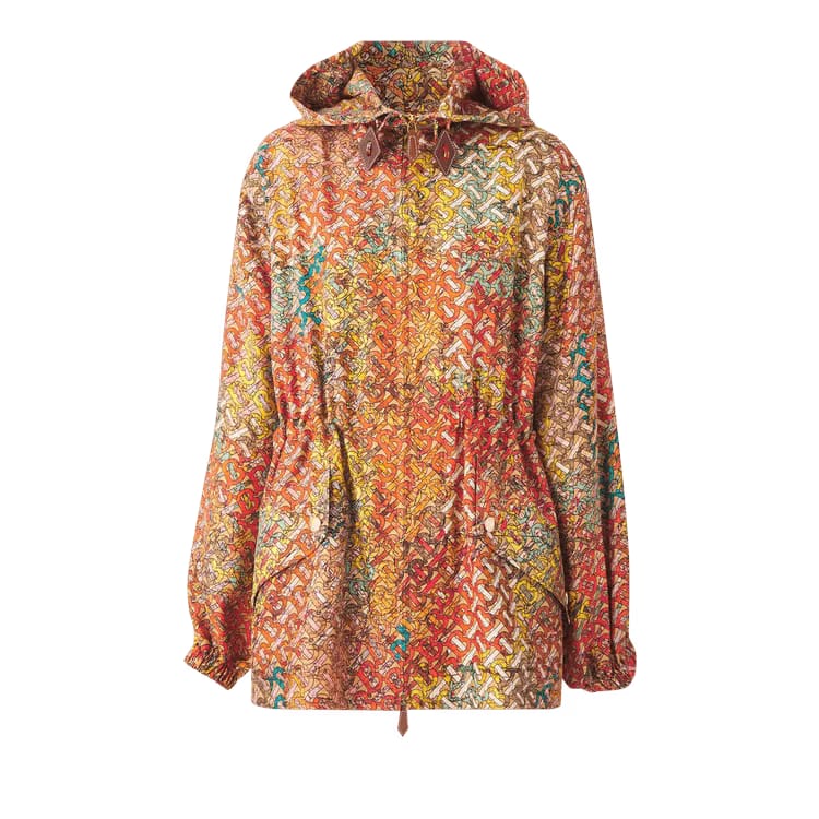 Burberry Binham Print TP Monogram Jacket Bright Orange