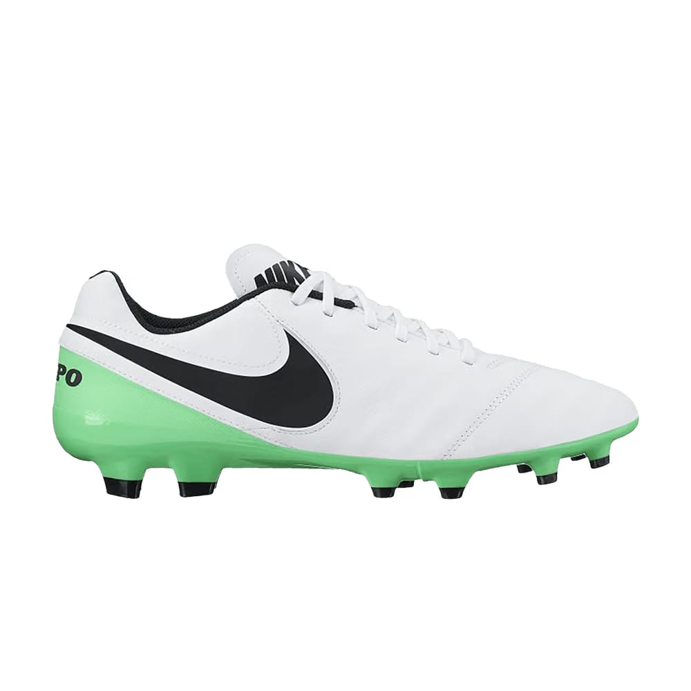 Adidas Tiempo Genio 2 Leather FG White Electro Green