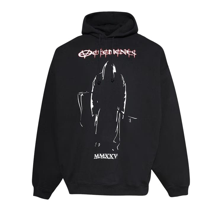 Vetements Logo Hoodie Black
