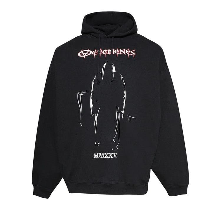 Vetements Logo Hoodie Black