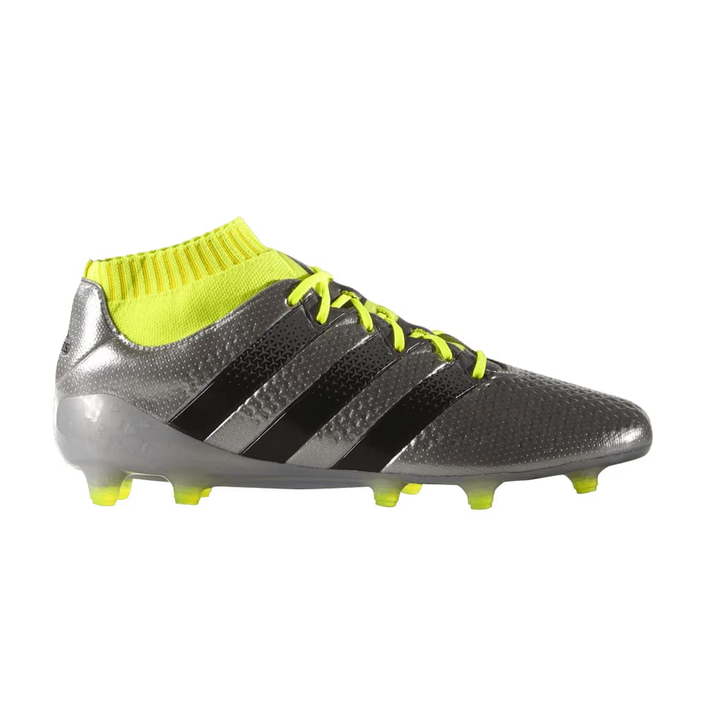 Adidas Ace 16.1 Primeknit FG Silver Metallic Sonic Yellow
