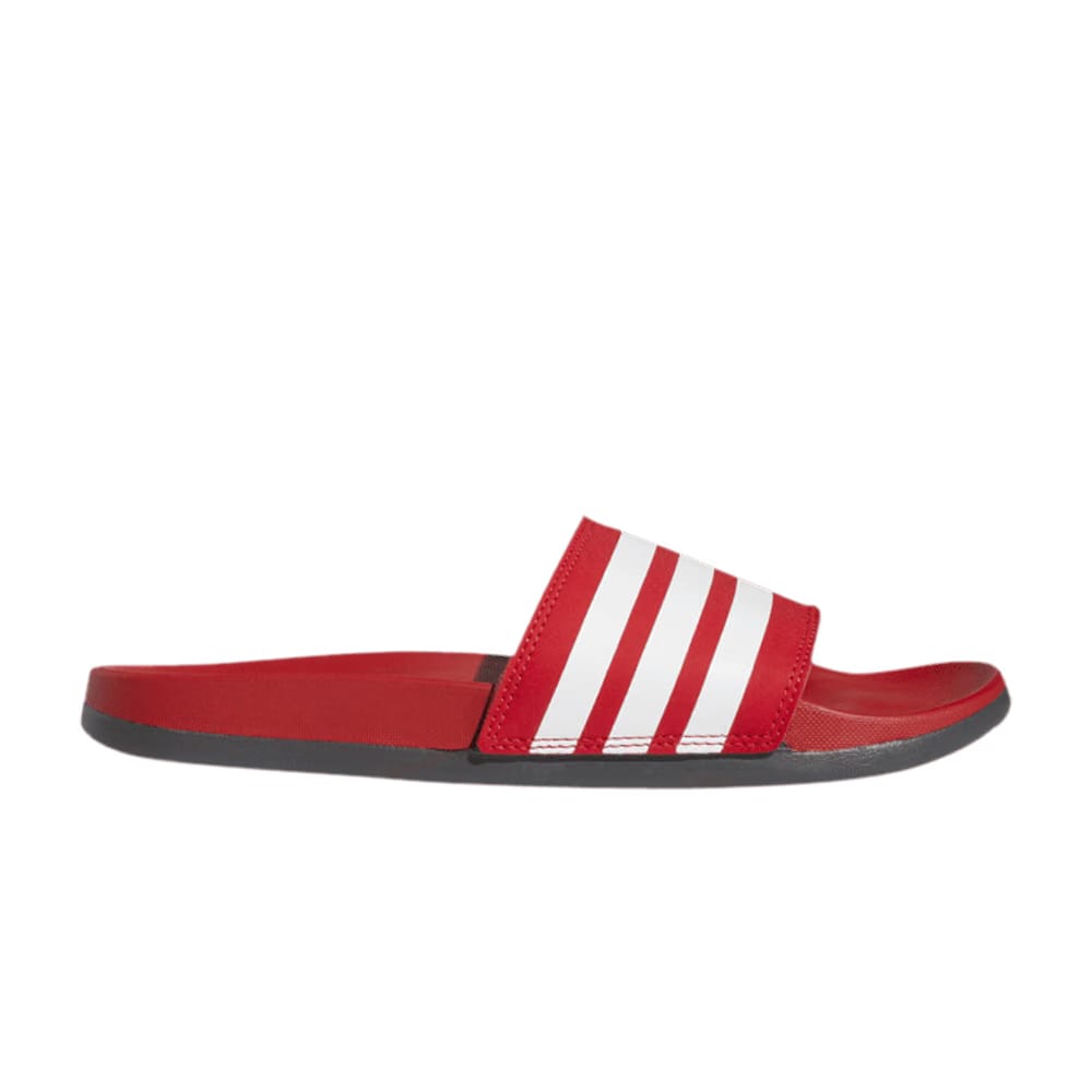 Adidas Adilette Comfort Slides Scarlet White