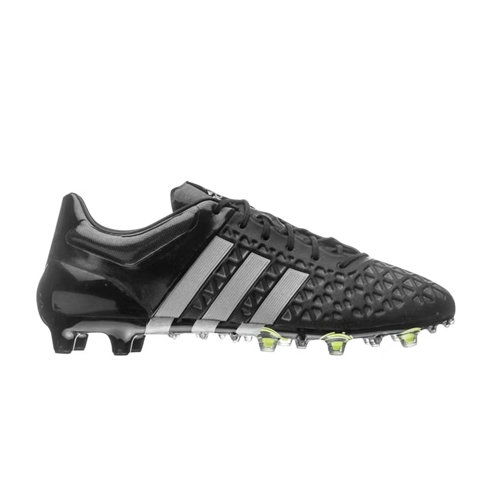 Adidas Ace 15.1 FG AG Black Silver Metallic