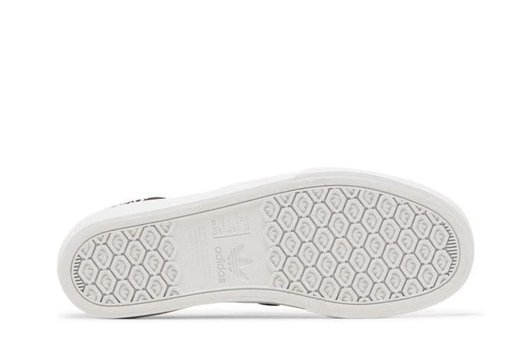 Adidas Court Rallye Slip Allover Logo - Black White