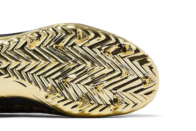 Adidas Adizero Primeknit Cleats Black Gold Metallic