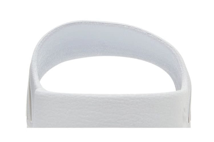 Adidas Adilette Aqua Slides White Platinum Metallic