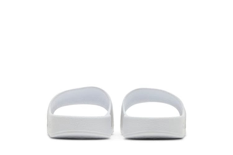 Adidas Adilette Aqua Slides White Platinum Metallic