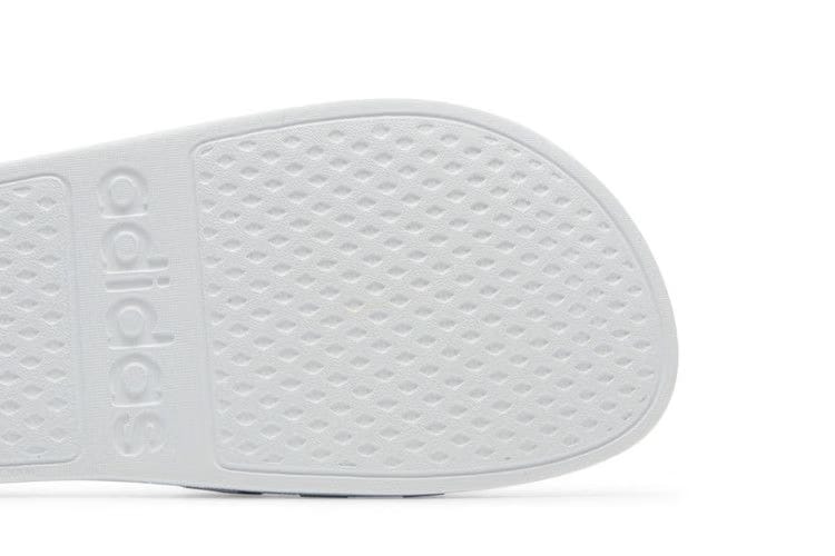Adidas Adilette Aqua Slides White Platinum Metallic
