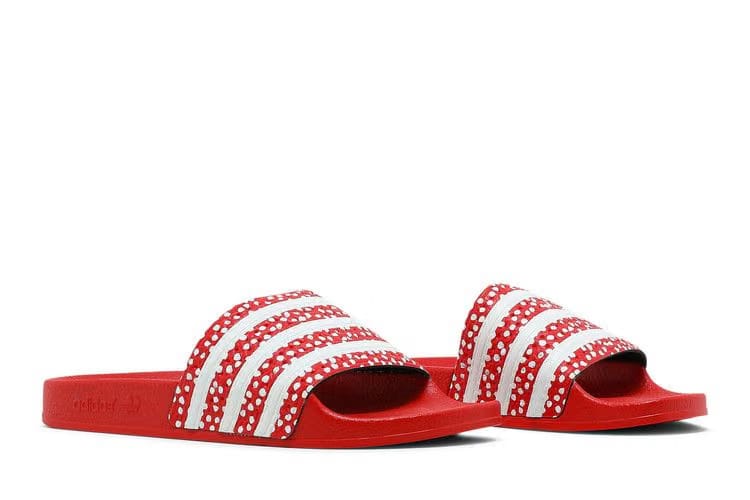 Adidas Wmns Adilette Slide 'Polka - Vivid Red'