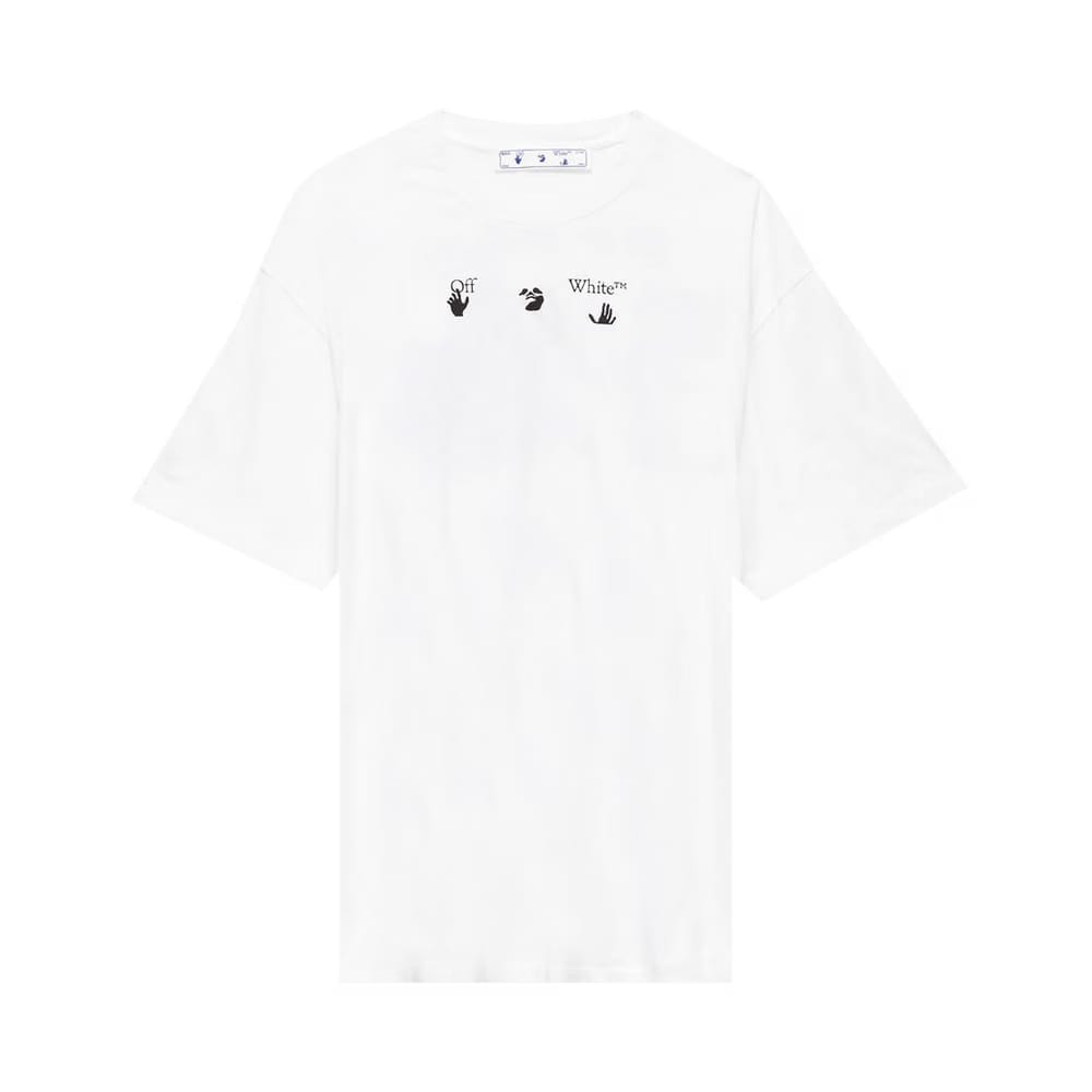 Off-White Peace Worldwide Over T-Shirt White/Green