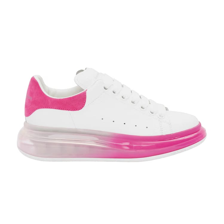 Alexander McQueen Wmns Oversized Sneaker 'Clear Sole - White Pink'