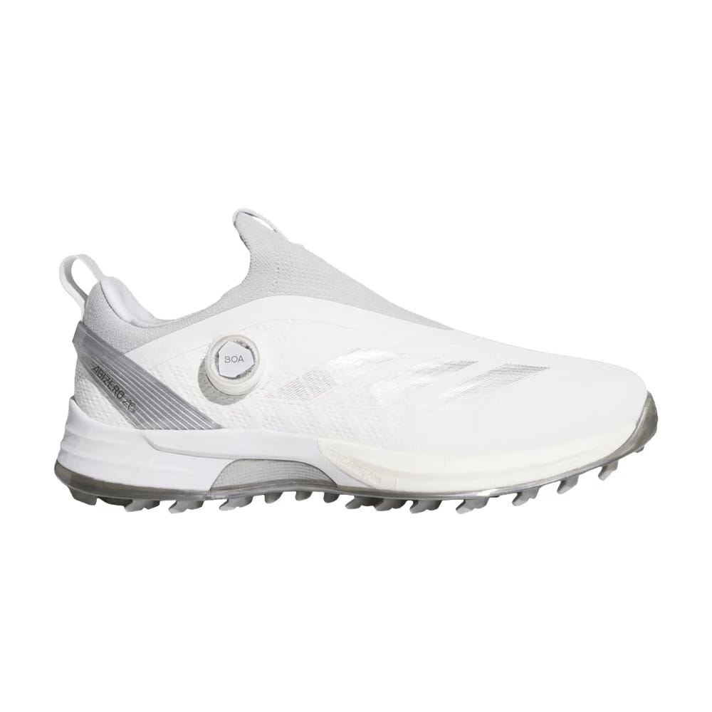 Adidas Adizero ZG BOA Spikeless Golf White Silver Metallic