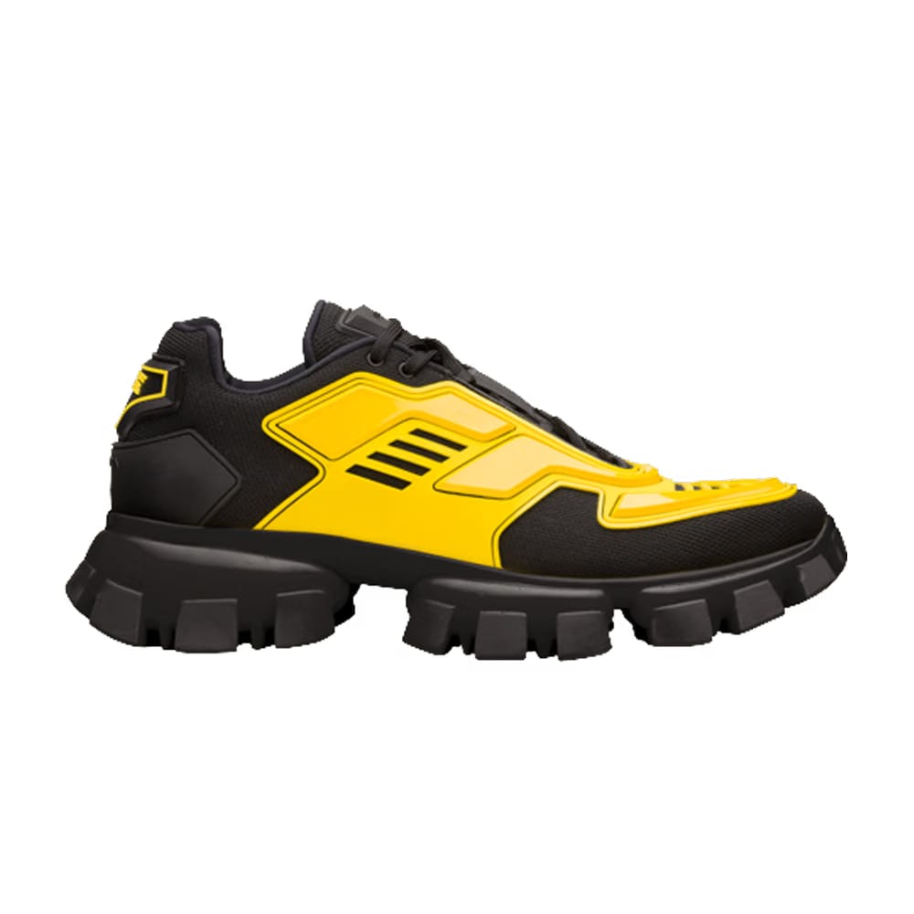 Prada Cloudbust Thunder Knit Black Yelloww
