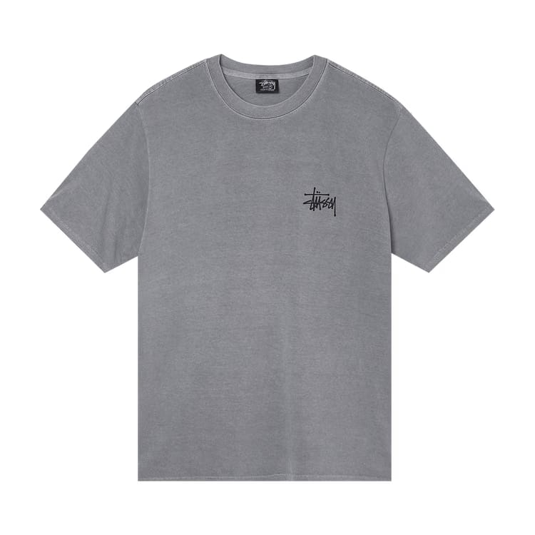 Stussy Basic Pigment Dyed T-Shirt Grey