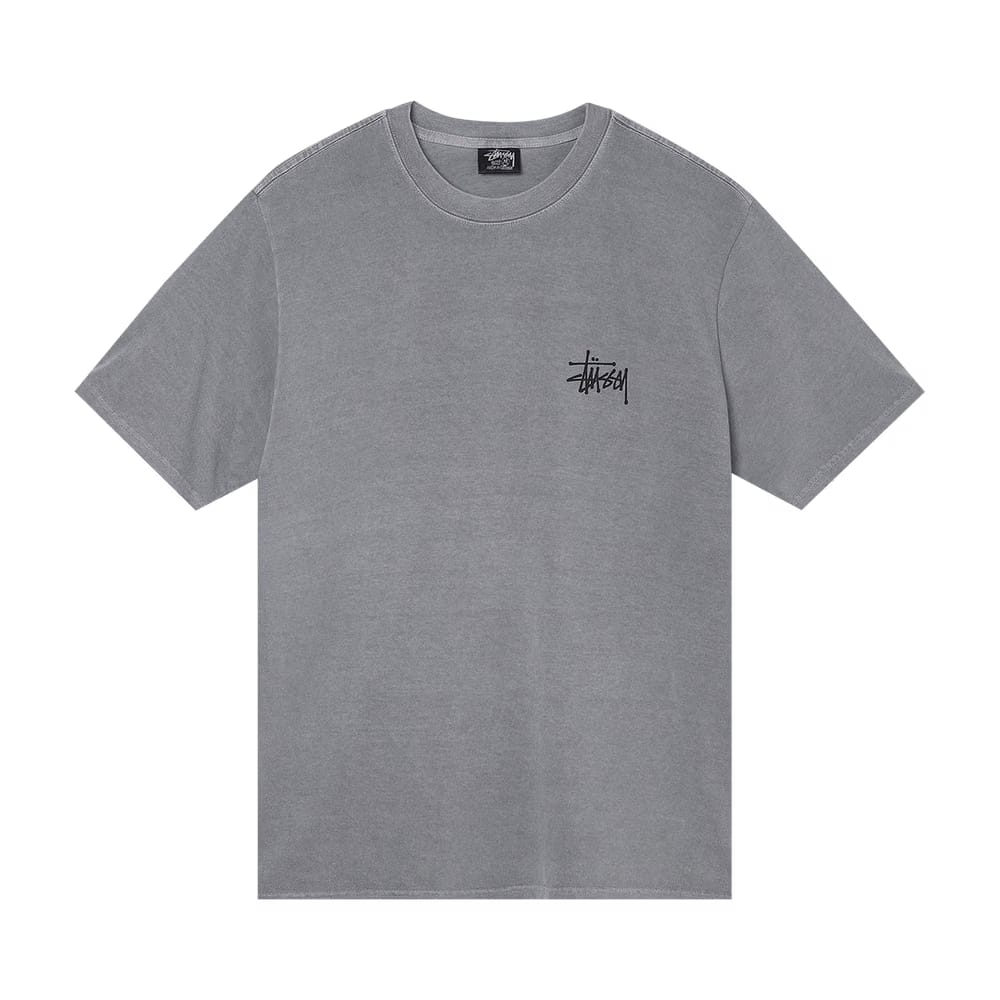 Stussy Basic Pigment Dyed T-Shirt Grey