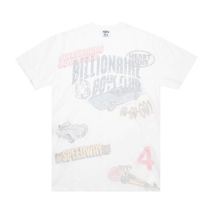 Billionaire Boys Club Retro Speed Knit T-Shirt White