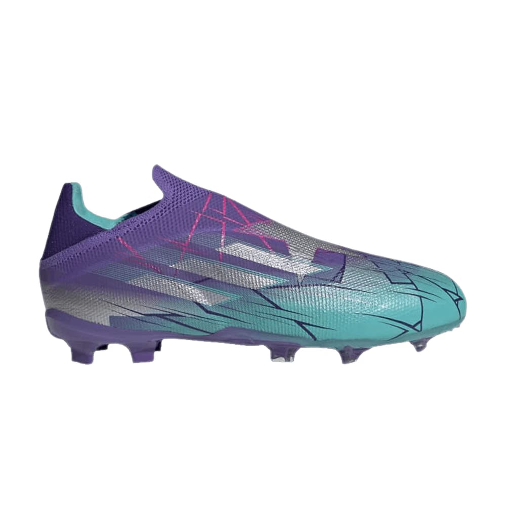 Adidas x Speedflow+ FG J Purple Rush Mint Rush