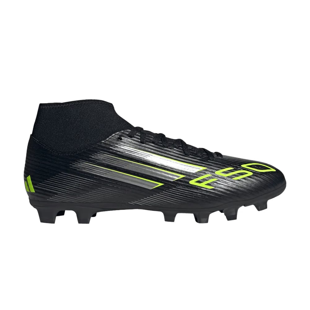 Adidas Adizero F50 Club Mid FG MG Electric Stealth Pack