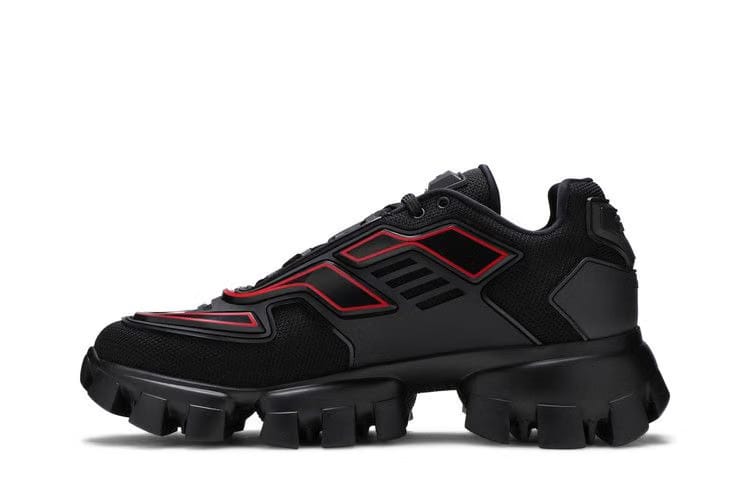 Prada Cloudbust Thunder Knit Black Red