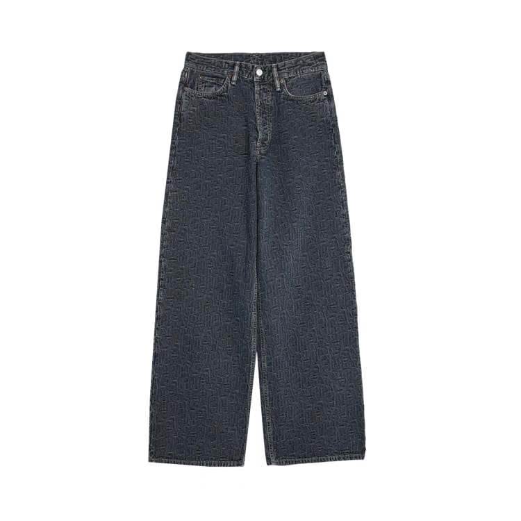 Acne Studios 1981F Monogram Jeans Blue/Black