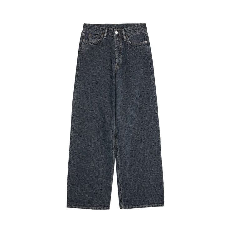 Acne Studios 1981F Monogram Jeans Blue/Black
