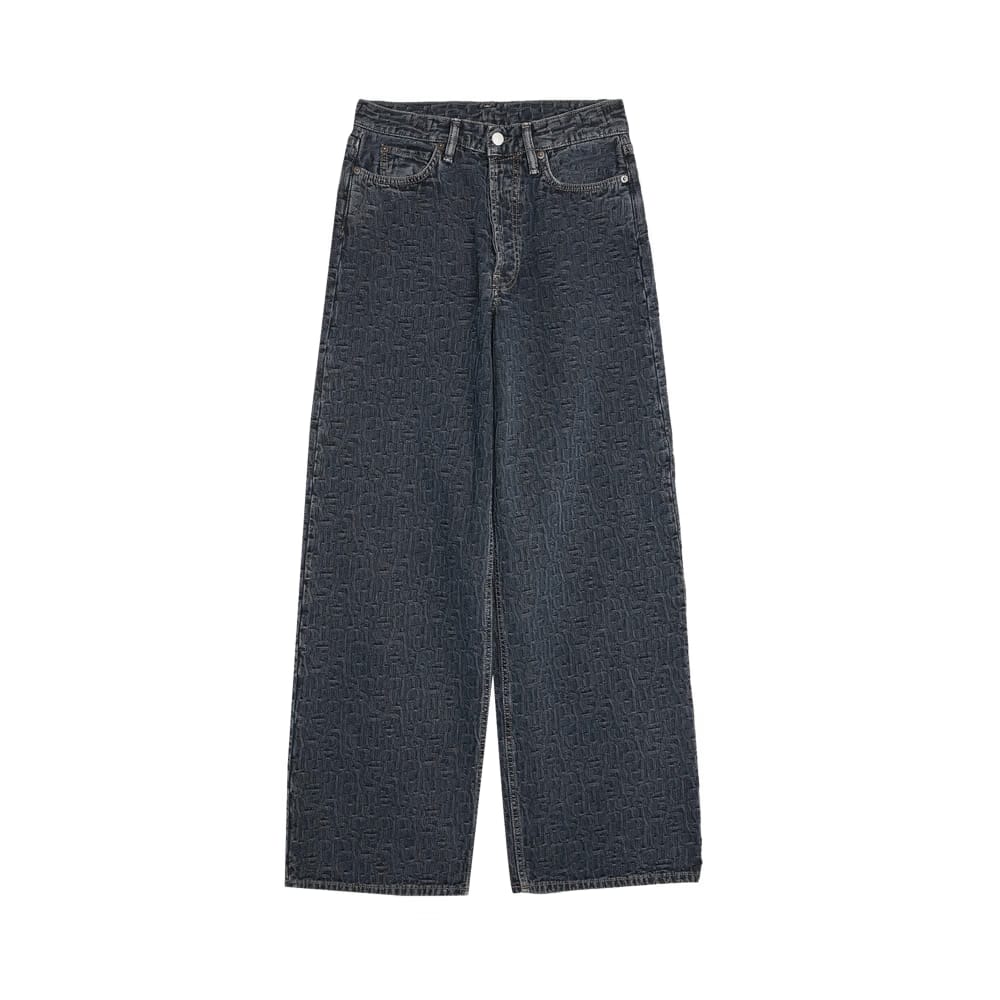 Acne Studios 1981F Monogram Jeans Blue/Black
