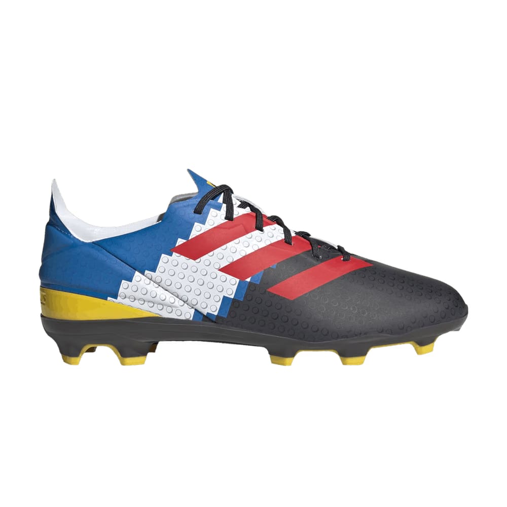 LEGO x adidas Gamemode FG J Carbon Red Blue