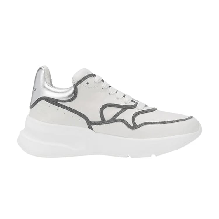 Alexander McQueen Runner Sneaker Optic White Silver