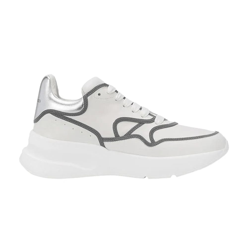 Alexander McQueen Runner Sneaker Optic White Silver
