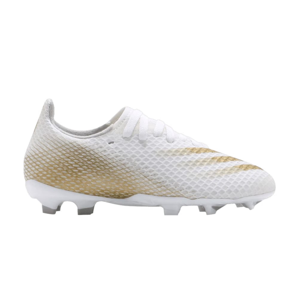 Adidas x Ghosted.3 FG J White Metallic Gold Melange