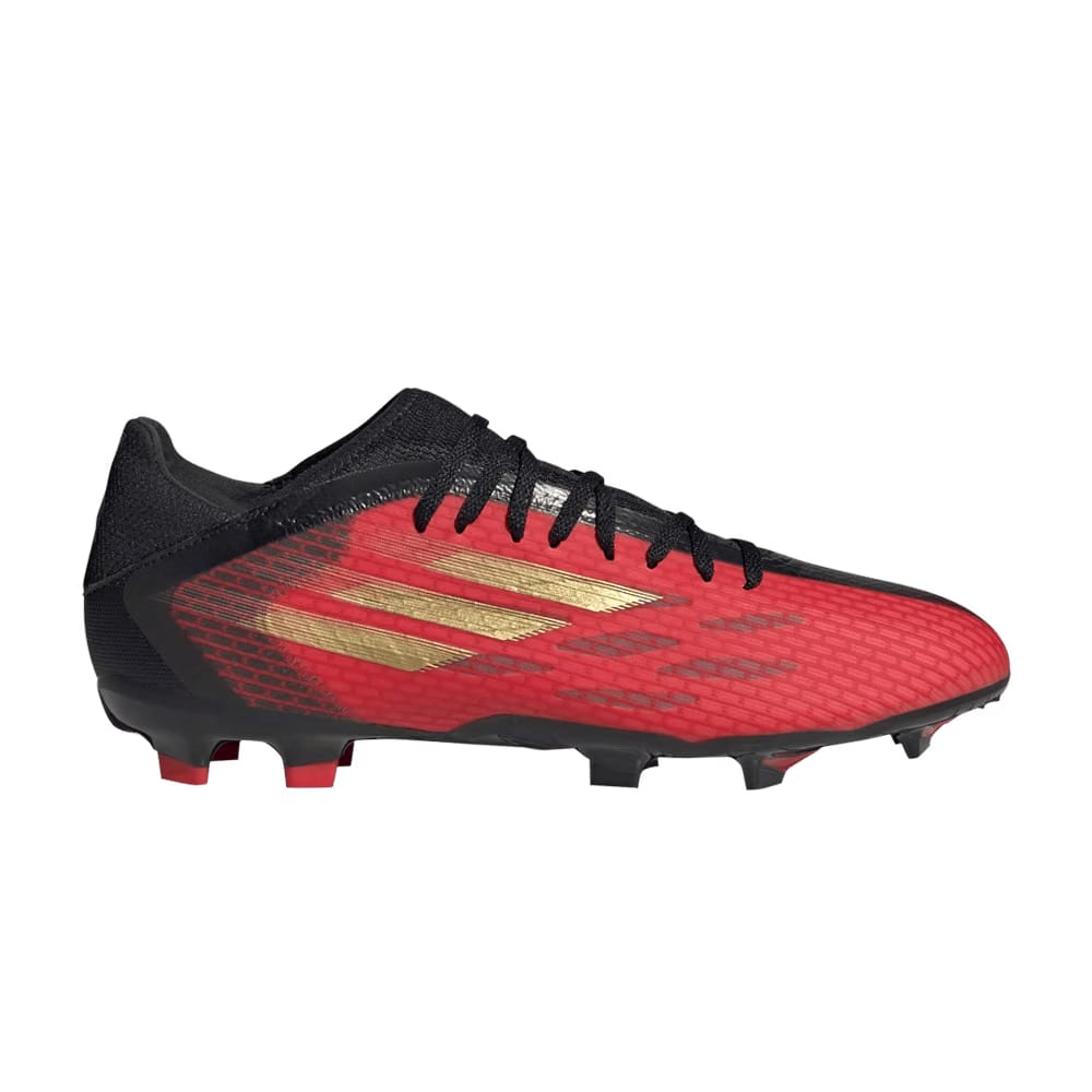 Adidas x Speedflow.3 FG Vivid Red Gold Metallic