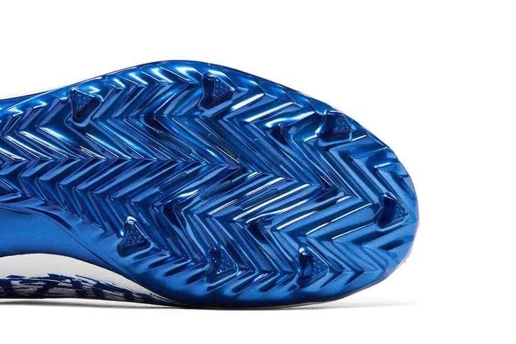 Adidas Adizero Primeknit Cleats White Royal Blue