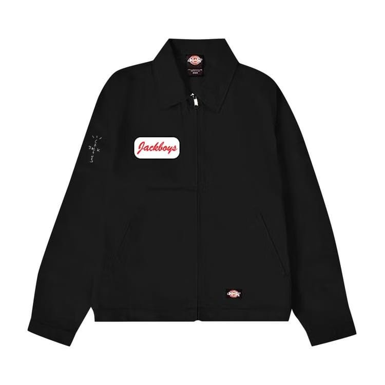 Cactus Jack by Travis Scott x Dickies JACKBOYS Work Jacket Black