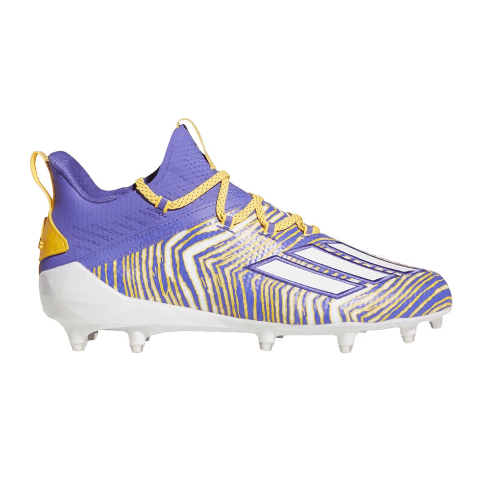Zubaz x adidas Adizero 10 Purple Solar Gold