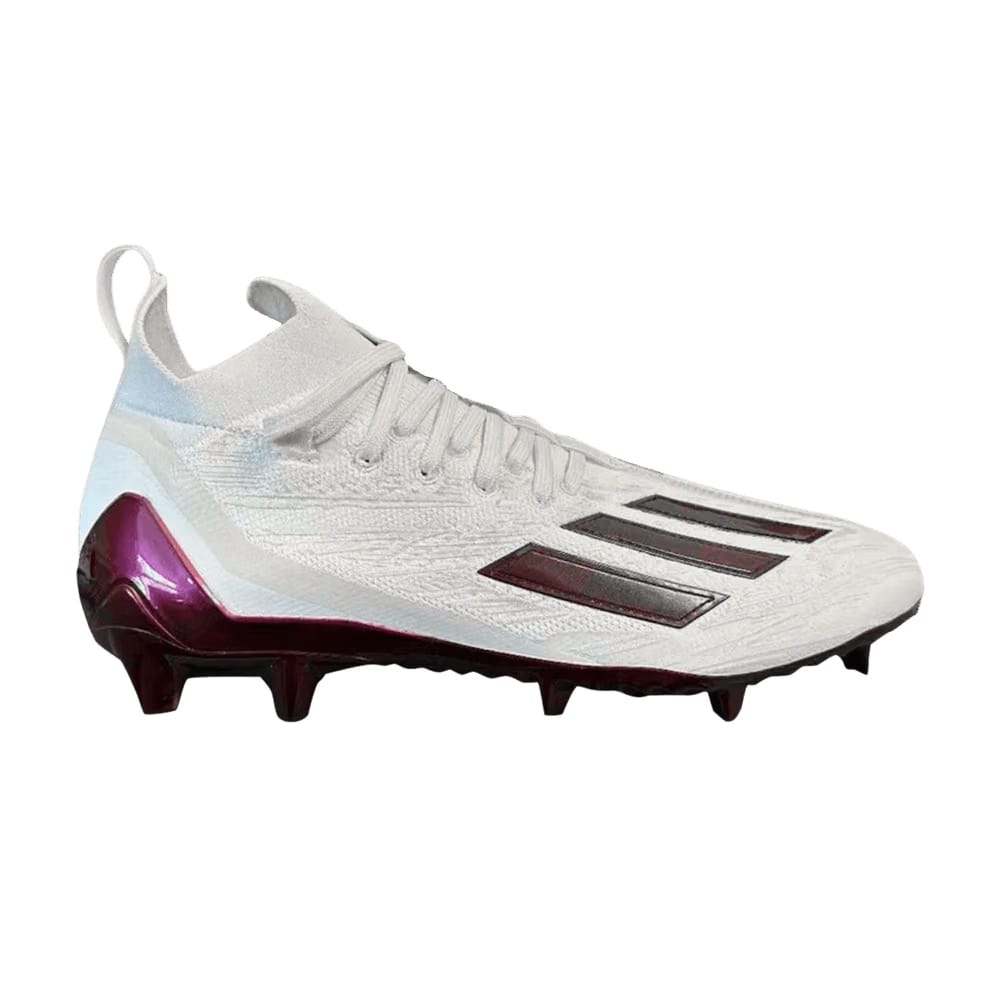 Adidas Adizero Primeknit Cleats White Maroon