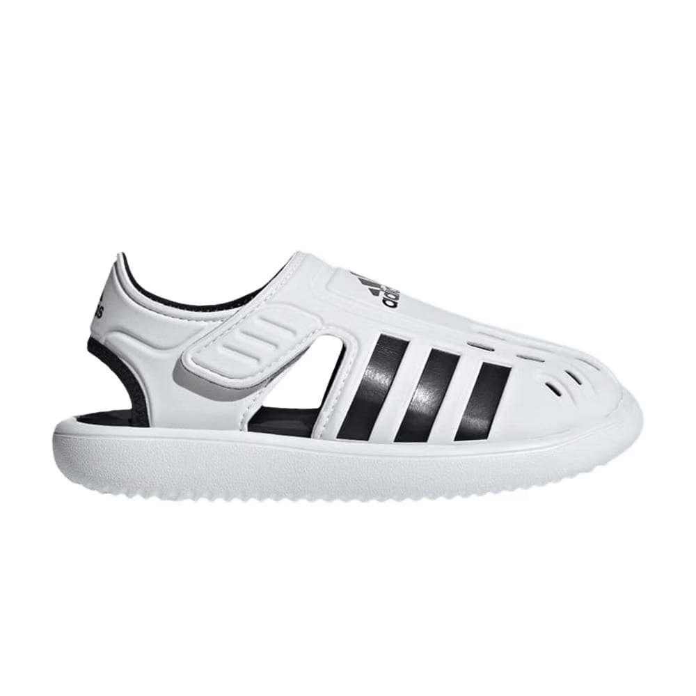 Adidas Summer Closed Toe Water Sandal J White Black