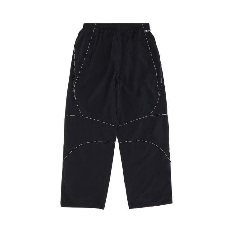 Supreme Logo Piping Track Pant Black