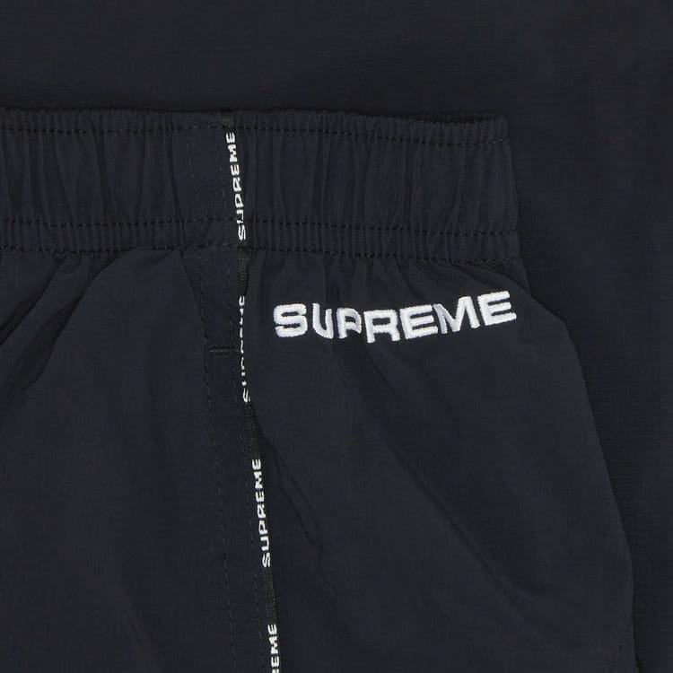 Supreme Logo Piping Track Pant Black