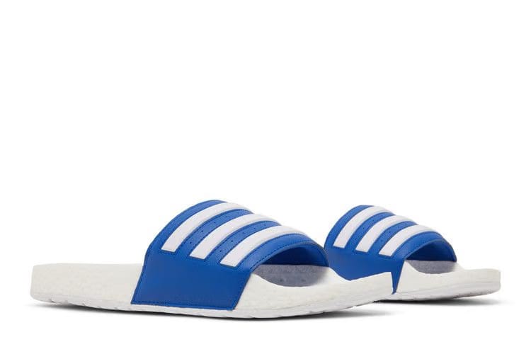 Adidas Adilette Boost Slide White Royal Blue