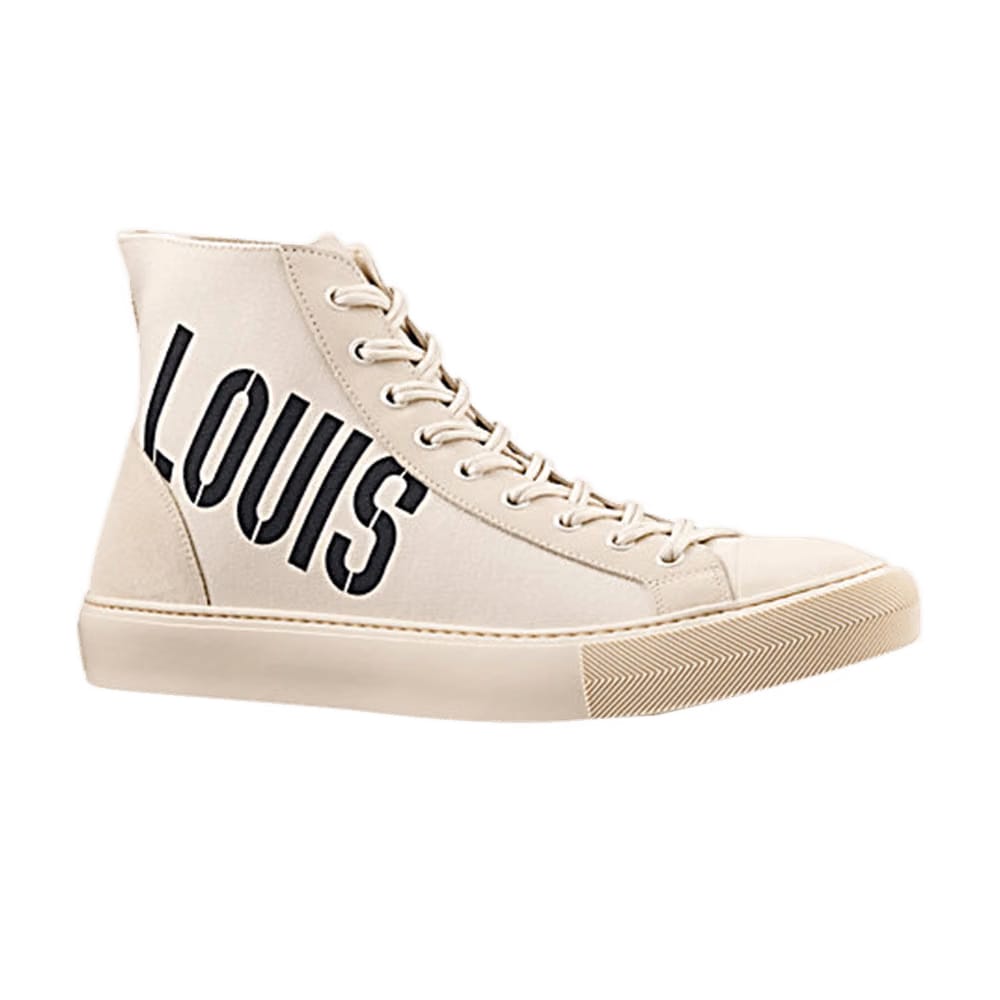 Louis Vuitton Tattoo Sneaker Boot Cream Louis