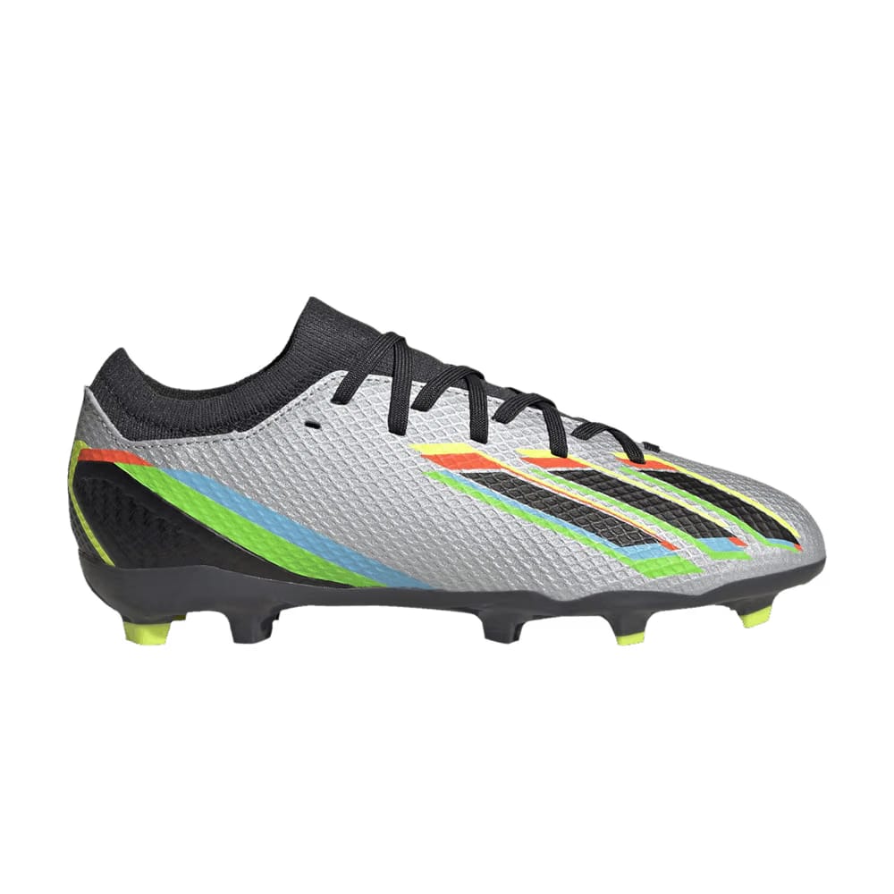 Adidas x Speedportal.3 FG J Silver Metallic Black